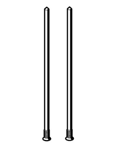 SCHELL Befestigungsschraubenset LINUS für Wandeinbau-Dusche, Frontplatte 165 604102899