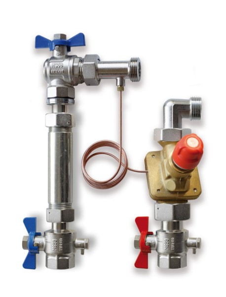 Danfoss Anschlussset AB-PM, DN 25 HP vertikal, für FB-Heizung Verteiler 003Z3189