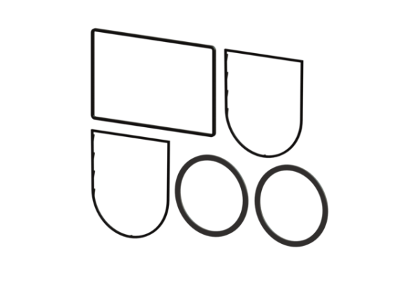 KESSEL Dichtungsset DN 200 für Staufix orange 70118