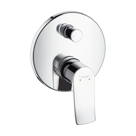Hansgrohe Wannenmischer Unterputz Metris Fertigset chrom 31493000