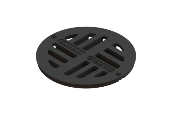 KESSEL Einlegerost Schlitzrost rund, d: 362 mm, Grauguss 850135