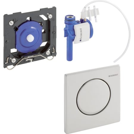 Geberit UR-Strg. mit pneumatischer Spülausl. BetPl. Mambo Edelstahl gebürstet 116.013.FW.1