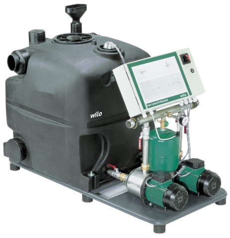 Wilo Regenwassernutzungsanlage AF 400-2 MP 304,DN40/R11/2,400V,0.84kW 2504587