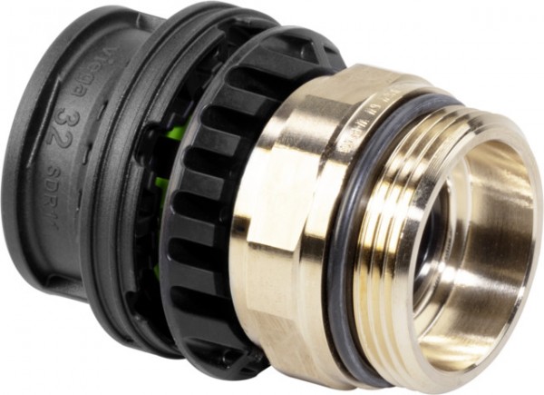 Viega Übergangsstück mit SC Geopress K 9721G in 40mm x G1 1/2 Kunststoff 768553