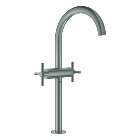 GROHE WT-Einlochbatterie Atrio 21044_3 XL-Size Kreuzgriff supersteel 21044DC3