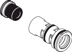 Hansgrohe Adapterbuchse Axor mit Schalldämpfer 97254000