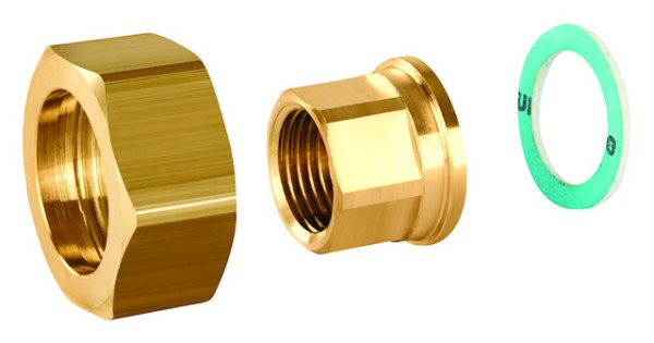 Resideo Anschlussverschraubung I-F IG-Tülle G 1 G 1 1/2 fl. dicht.