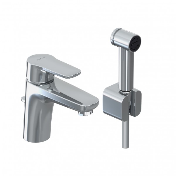 Einhand-WT-Batterie derby m.seitl.HB Schl.160cm m. Ablaufg.verchr.VIGOUR