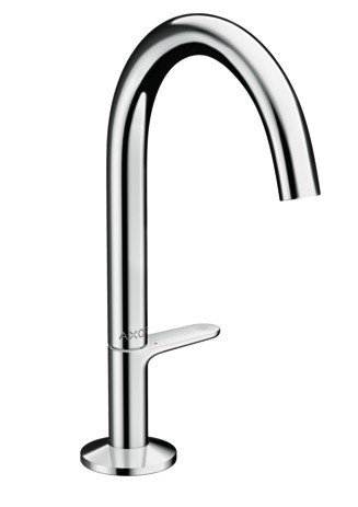 Hansgrohe Waschtischmischer Select 170 Axor One mit Push-Open Ablaufgarnitur chrom 48020000