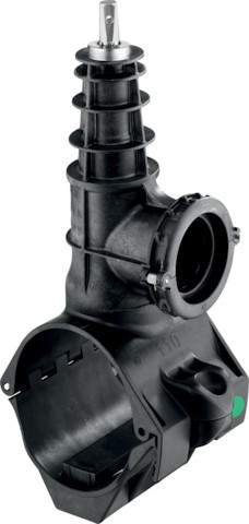 Viega Anbohrarmatur Geopress 9690TW in 110mm Rotguss und Kunststoff 772451