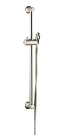 Hansgrohe Brausenstange Unica''Classic 650mm brushed nickel mit Sensoflex 1600mm 27617820