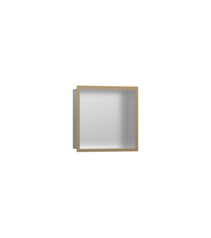 Hansgrohe XtraStoris Individual Wandnische mit Designrahmen 300x300x100mm BST/BBR 56097140