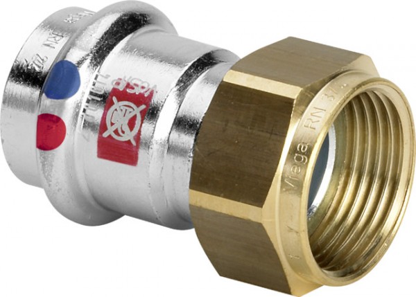 Viega Verschraubung mit SC Prestabo 1163LF in LABS-frei in 42mm x G1 3/4 717063