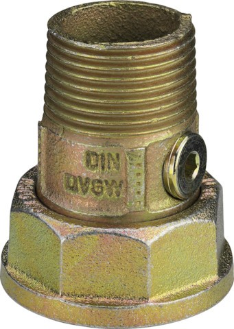Viega Gaszähler-Anschlussverschraubung G2337 in R1 Temperguss 532581