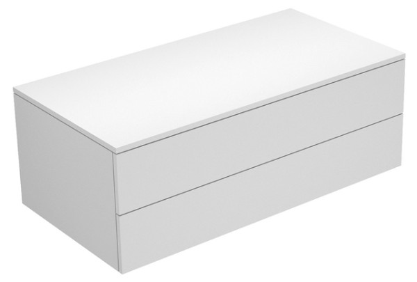 Keuco Sideboard Edition 400 31752, 2 Auszüge, weiß HG/weiß HG 31752210000