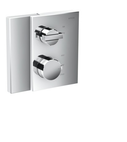 Hansgrohe Thermostat Unterputz Axor Edge Fertigset chrom mit Absperrventil 46750000