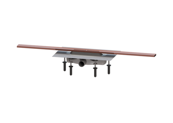 KESSEL Duschrinne Linearis Infinity 60 L: 900 mm, DN 40, Copper, gebürstet 45103.09