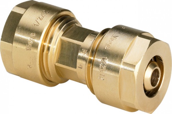 Viega Kupplung Fonterra 1030.5 in 12x1,3mm Messing 614669