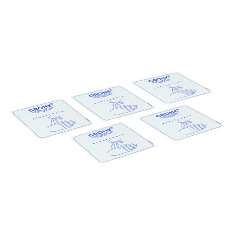 GROHE Sticker 42177 für WT-Einlochbatt. mit Elektronik-Piktogramm 5 Stück 4217700M