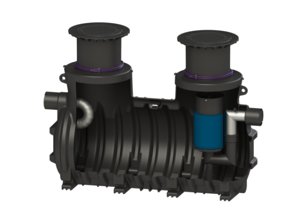 KESSEL Koaleszenzabscheider EasyOil ground, NS 10, Klasse I, 2600 l, B 99710.15B