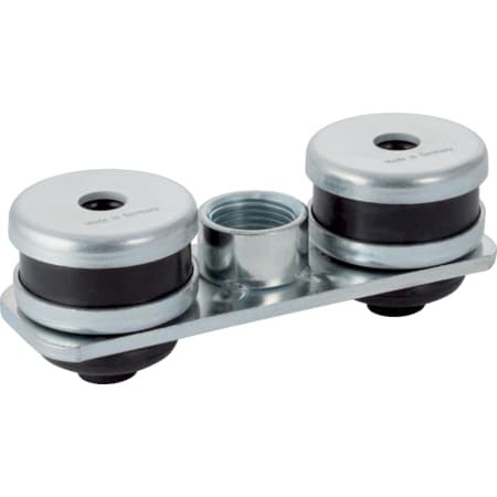 Geberit Set Grundplatte eckig 2-Loch mit Gewindemuffe G 1/2 L:12x4x3,5 359.146.26.1
