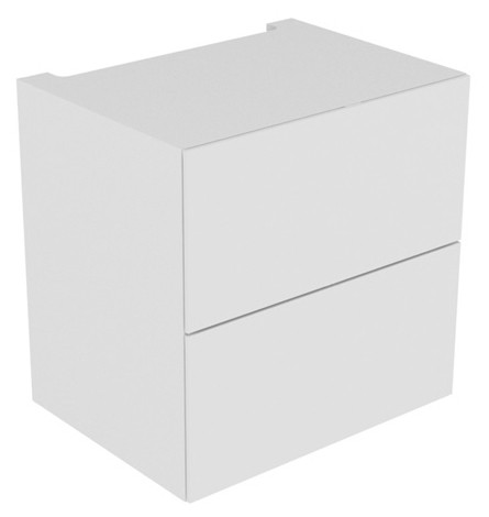 Keuco WUB Edition 11 31315, 2 Auszüge, weiß/Glas weiß satiniert 31315270000