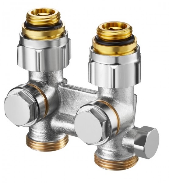 OVENTROP-Absperrverschraubung ZBU "Multiflex F",1/2"AG x 3/4"AG,Ms,z.Entl. 1015993