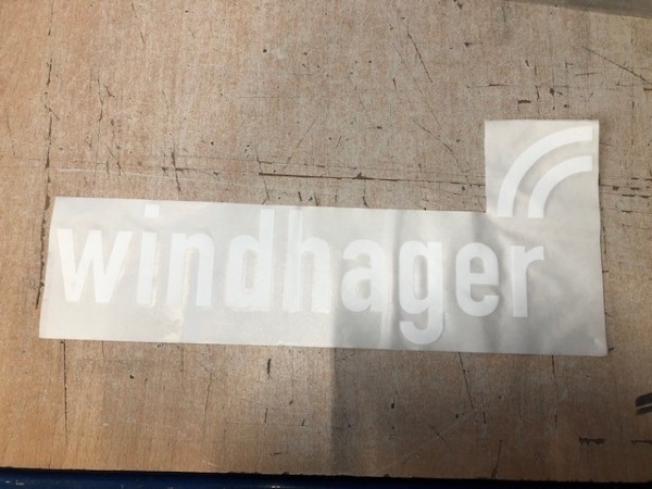 WINDHAGER Folie AW LOGO 400mm AEK 4.5/8. Folie AW LOGO AEK 4.5/8.6 013357