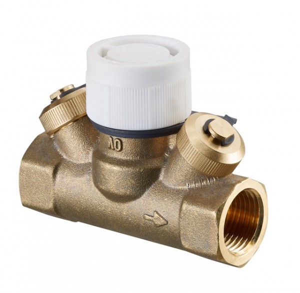 OVENTROP-Regelventil "Hycocon ETZ" DN15,1/2"IG, mit Mess-u.Entleerungsv.,Ms 1068364