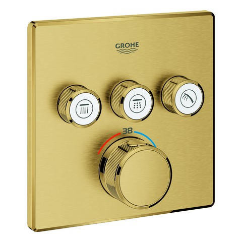 GROHE Thermostat Grohtherm SmartControl 29126 eckig FMS 3 ASV cool sunrise geb. 29126GN0
