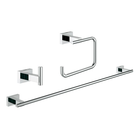 GROHE Bad-Accessoire Set 3-in-1 Essentials Cube 40777_1 chrom 40777001