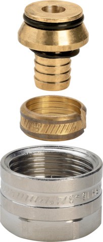 Viega Verschraubung Fonterra 1037 in G3/4x17x2mm 614539