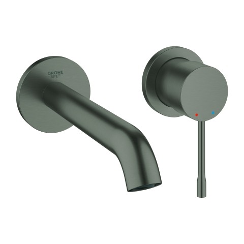GROHE 2-L-WT-Wandbatt. Essence 29192_1 FMS Ausladung 183mm hard graphite geb. 29192AL1