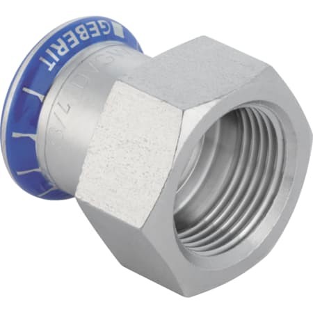 Geberit Mapress Edelstahl Übergang mit IG d22- Rp3/4 31806