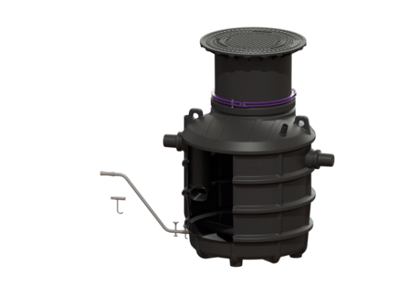 KESSEL Fettabscheider EasyClean ground NS 2, Direct, 550 950 mm, D, links 93002.80D DL