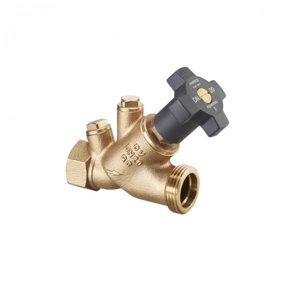 OVENTROP-Freistromventil "Aquastrom F" DN20, Rp 3/4" x G 1" ohne Entl., Rotguss 4202806