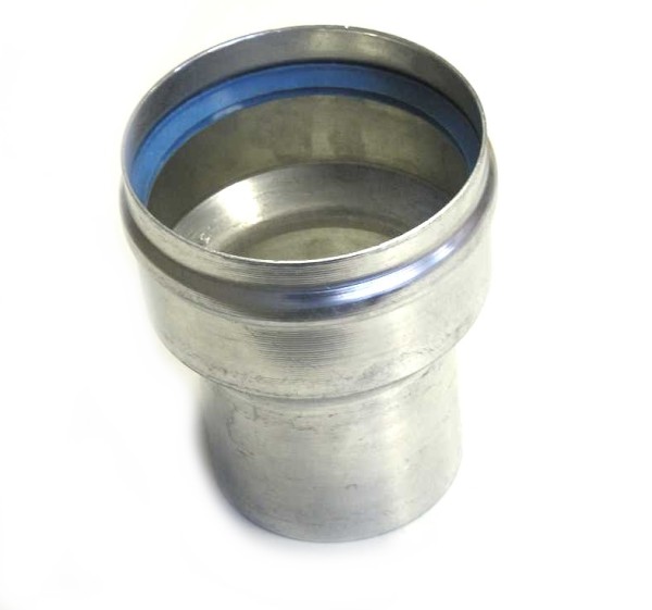 WINDHAGER ÜBERGANGSSTK. 80/100 Übergangsstück von Ø 80 auf Ø 100 004494