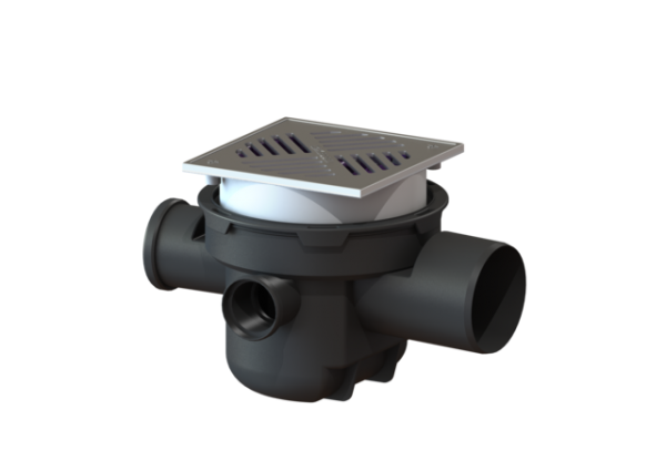 KESSEL Kellerablauf Der Universale DN100,Rost 200x200 Edst. 27621