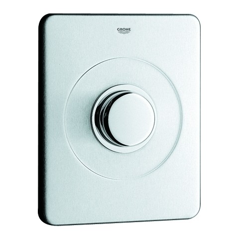 GROHE Abdeckplatte 43901 für Wandeinbauspülkasten aus Edelstahl 43901000