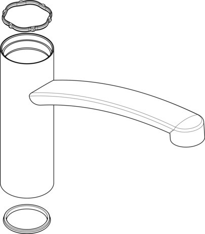 Hansgrohe Auslauf Spültischmischer chrom 98349000