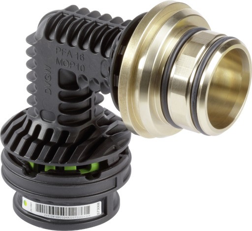 Viega Bogen 90 Grad mit SC Geopress K 9794 in 50mm Kunststoff 710804