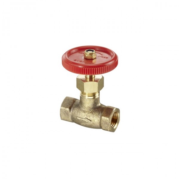 OVENTROP-Nadeldurchgangventil 1/4"IG, Messing 2091002