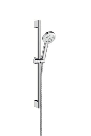 Hansgrohe Brausenset Crometta 100 1jet EcoSmart /Unica 650mm weiss/chrom 26655400