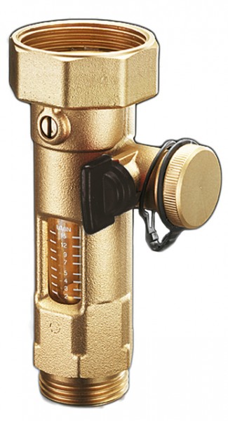 OVENTROP-Durchfluss-Mess- und Einstell- vorrichtung für "Regusol",2-15 l/min 1364161