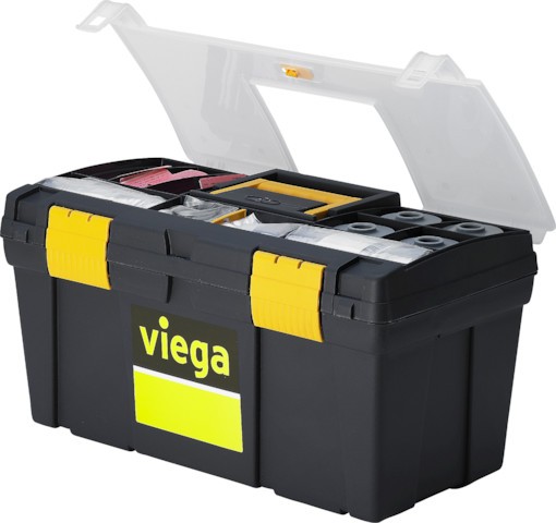 Viega Koffer 8310.92 aus Kunststoff grau 638153