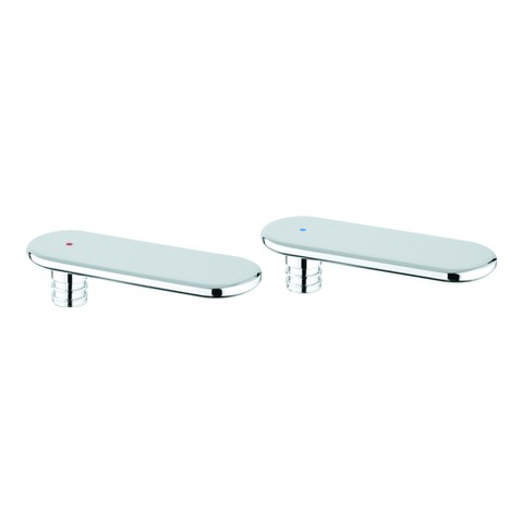 GROHE Griffpaar 48305 Markierung blau/rot für Veris chrom 48305000