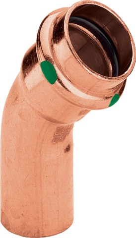 Viega Bogen 45 Grad mit SC Profipress 2426.1 in 12mm Kupfer 292577