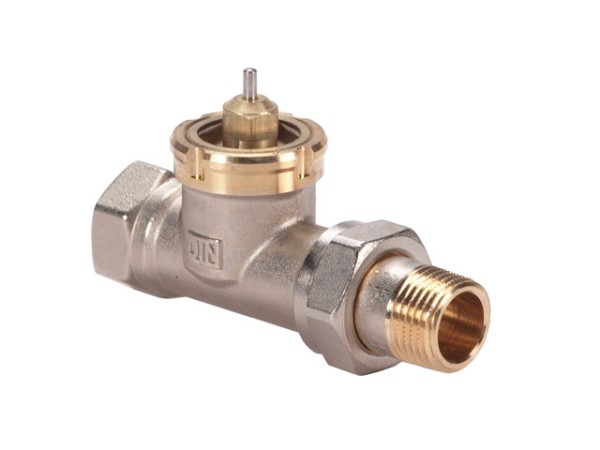 Danfoss Ventilgehäuse RAV 25/8 R3/4, Durchgang, matt vernickelt 013U0027