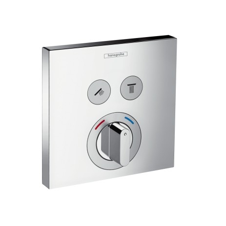 Hansgrohe Mischer Unterputz ShowerSelect Fertigset 2 Verbraucher chrom 15768000