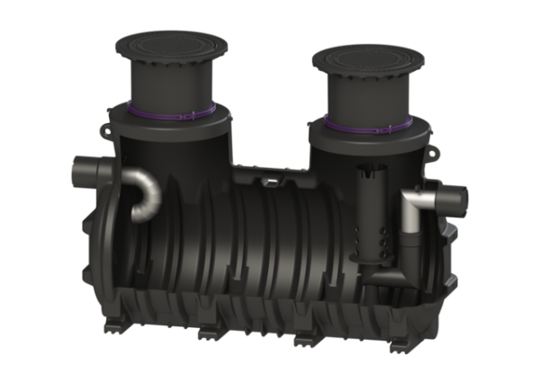 KESSEL Öl /Benzinabscheider EasyOil ground, NS 10, Klasse II, 2600 l, D 99610.15D